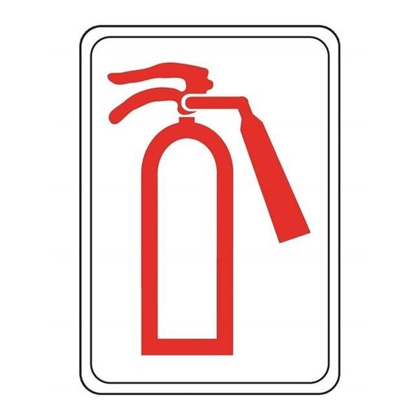 Hillman Hillman Group 848739 5 x 7 in. Plastic French Fire Extinguisher Sign -  6 Piece 848739